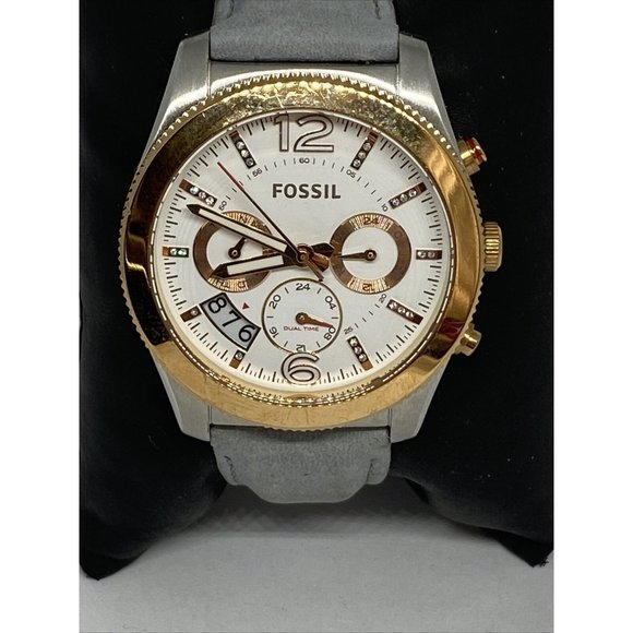 Fossil Perfect Boyfriend ES3884 Women's Gray Band - Picture 2 of 12